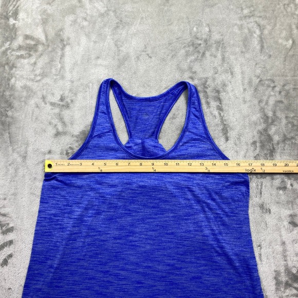Lululemon Athletica Blue‎ Twist Back Racerback Tank Top Athletic Workout Size XS - Picture 3 of 5